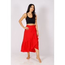 KIRMIZI ANVELOP ETEK BOHO LOVES ELİF MISIRLI